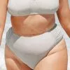 Cupshe Madisen Ruched Plus Size Bikini Bottom