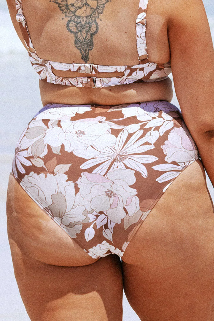 Cupshe Kari Floral Plus Size Bikini Bottom 2 Cupshe Kari Floral Plus Size Bikini Bottom - Image 2