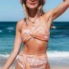 Cupshe Alaya Paisley Halter Knot Bikini