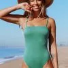 Cupshe Aliyah Lace-up Back One Piece Swimsuit