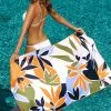 Cupshe Tropical Romance Leafy Beach Blanket
