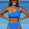 Cupshe Smock & Roll One Shoulder Ring Monokini Swimsuit