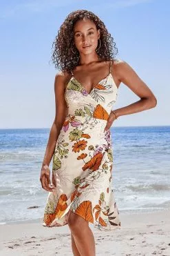 Cupshe Sylvia Floral Wrap Dress -Deals Cupshe Store CSN0025EY 1
