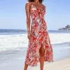 Cupshe Reagan Tropical Knotted Dress