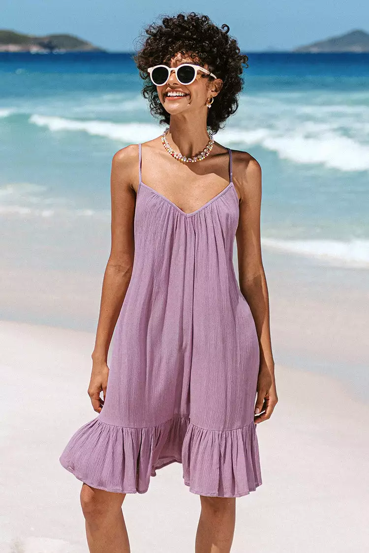 Cupshe Louise V-neck Backless Ruched Slip Dress 1 Cupshe Louise V-neck Backless Ruched Slip Dress