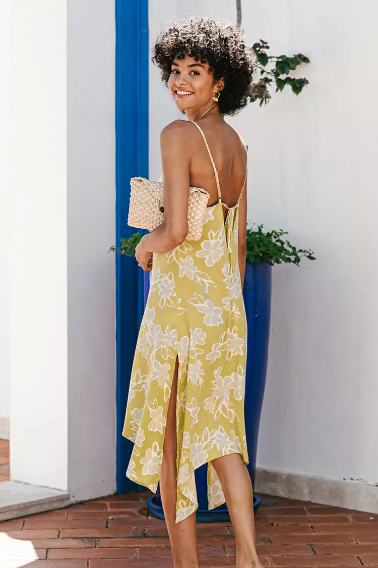 Cupshe Amelie Floral Tie Back Slip Dress 2 Cupshe Amelie Floral Tie Back Slip Dress - Image 2