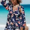 Cupshe Laisha Floral Plunge Neck Dress