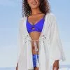 Cupshe Leila Crochet Tassel Drawstring Kimono