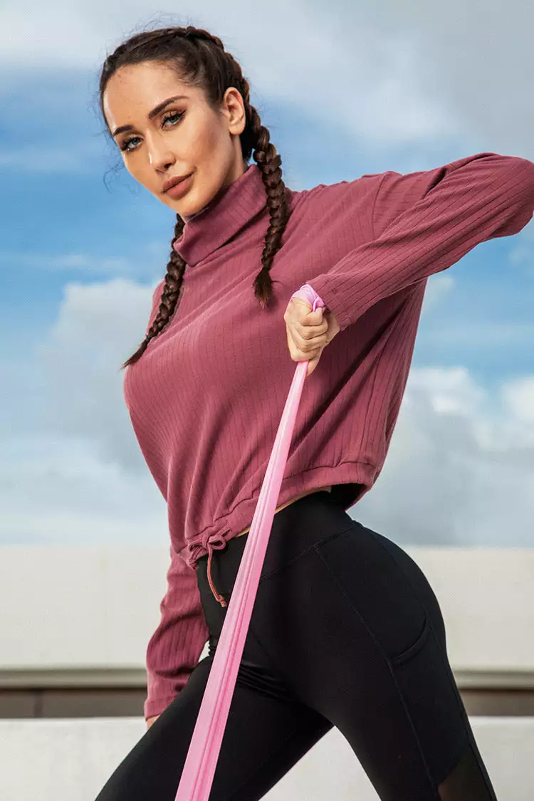 Cupshe Aloha High Neck Sweatshirt 1 Cupshe Aloha High Neck Sweatshirt