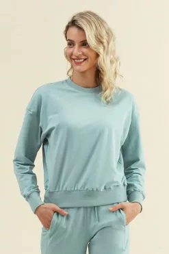 Cupshe Flamenco Round Neck Long Sleeve Sweatshirt