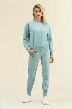 Cupshe Flamenco Round Neck Long Sleeve Sweatshirt 8 Cupshe Flamenco Round Neck Long Sleeve Sweatshirt -Deals Cupshe Store JSN0028GB 3