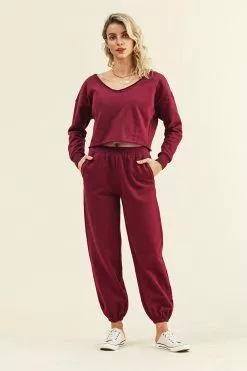 Cupshe Love Potion Off-shoulder Crop Long Sleeve Sweatshirt 9 Cupshe Love Potion Off-shoulder Crop Long Sleeve Sweatshirt -Deals Cupshe Store JSN0042RW 3