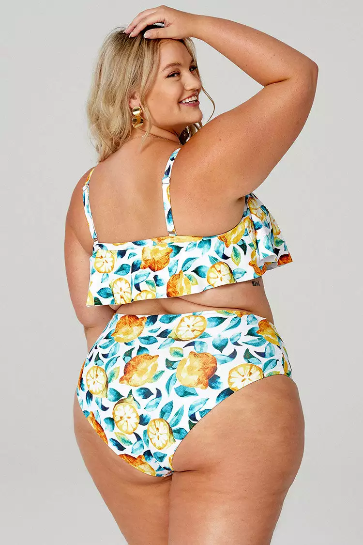 Cupshe Leaf And Lemon Printed Plus Size Bikini 4 Cupshe Leaf And Lemon Printed Plus Size Bikini - Image 4