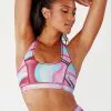Cupshe Amor Marble Criss Cross Sports Bra