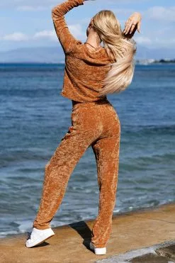 Cupshe Sandstone Drawstring Ruched Sweatpants -Deals Cupshe Store RSN0009YY 2