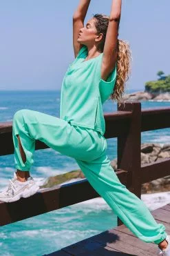 Cupshe Honey Elastic Waisted Sweatpants