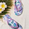 Cupshe Flowerburst Floral Flip Flops
