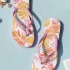 Cupshe Summer Tropical Flip Flops
