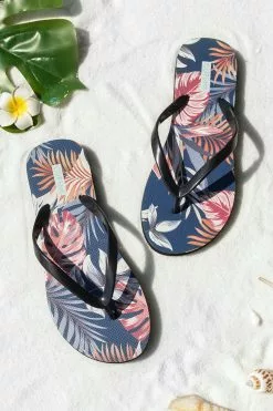 Cupshe Getaway Tropical Flip Flops