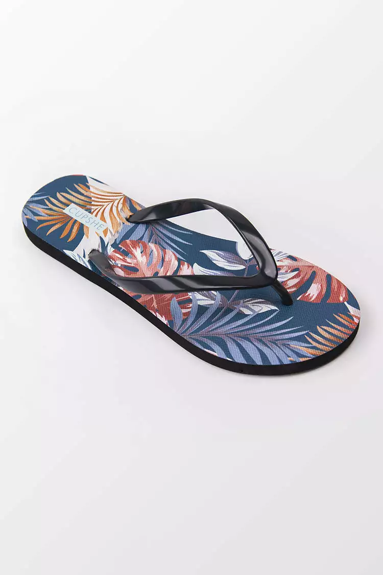 Cupshe Getaway Tropical Flip Flops 2 Cupshe Getaway Tropical Flip Flops - Image 2