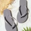 Cupshe Slate Grey Flip Flops