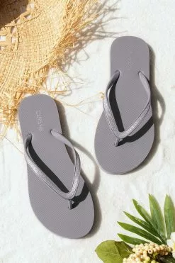 Cupshe Slate Grey Flip Flops