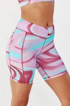 Cupshe Amor Abstract Print Elastic Waisted Bike Shorts 9 Cupshe Amor Abstract Print Elastic Waisted Bike Shorts -Deals Cupshe Store USN0019EP 3