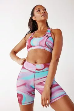 Cupshe Amor Abstract Print Elastic Waisted Bike Shorts 10 Cupshe Amor Abstract Print Elastic Waisted Bike Shorts -Deals Cupshe Store USN0019EP 4