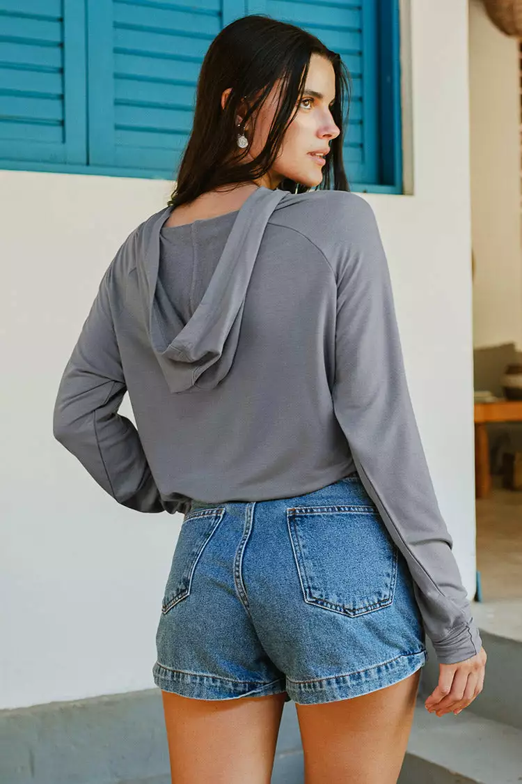 Cupshe Fantasy Cut-out Front Hoodie 4 Cupshe Fantasy Cut-out Front Hoodie - Image 4